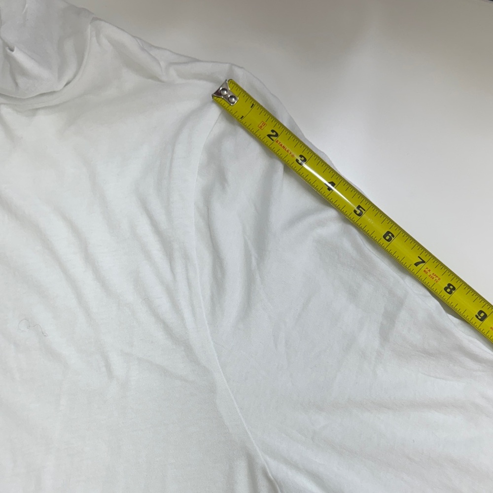 NWT J. Crew Women’s Plus Size 3X White Long Sleeve Tissue Turtleneck - Picture 6 of 11